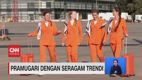 VIDEO: Pramugari Dengan Seragam Trendi