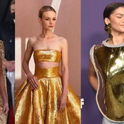 5 Selebriti Ini Berani Tampil Beda dan Glamor Memakai Gaun Emas di Red Carpet