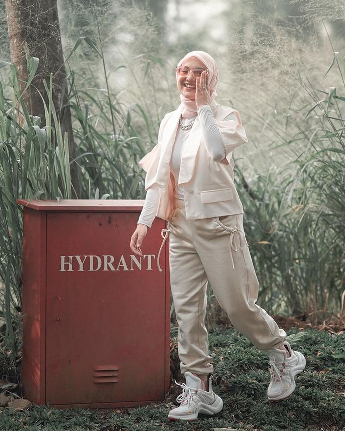 Irish Bella ingin foto OOTD bareng baby Air namun gagal karena baby Air menangis&period; Yuk intip&excl;