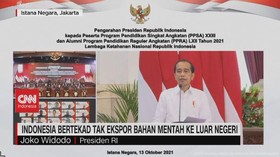 VIDEO: Indonesia Bertekad Tak Ekspor Bahan Mentah