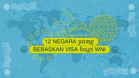 INFOGRAFIS: 12 Negara yang Bebaskan Visa bagi WNI