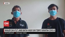 VIDEO: Manajer & Atlet Jambi Bantah Kabur dari Karantina