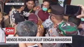 VIDEO: Mensos Risma Adu Mulut dengan Mahasiswa