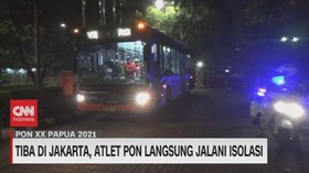 VIDEO: Tiba di Jakarta, PON Langsung Jalani Isolasi