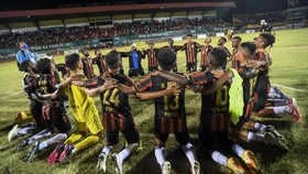 FOTO: Pesta Papua Juara Sepak Bola PON 2021