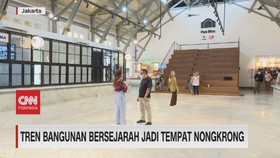 VIDEO: Tren Bangunan Bersejarah Jadi Tempat Nongkrong