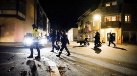 FOTO: 'Teror' Panah Gemparkan Norwegia, 5 Orang Tewas