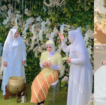 8 Potret Haru Acara Pengajian & Siraman Syifa Calon Istri Ridho DA