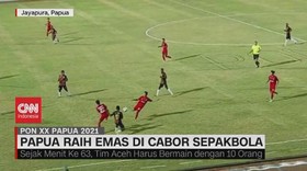 Papua Raih Emas di Cabor Sepakbola
