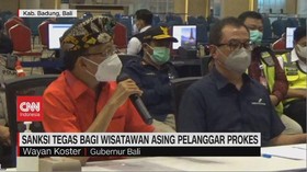 VIDEO: Sanksi Tegas Bagi Wisatawan Asing Pelanggar Prokes