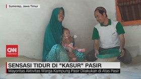 VIDEO: Sensasi Tidur di 'Kasur' Pasir