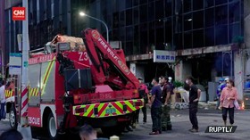 VIDEO: Bangunan Di Taiwan Terbakar, 46 Orang Tewas