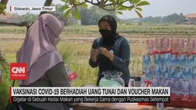 VIDEO: Vaksinasi Covid-19 Berhadiah Doorprize
