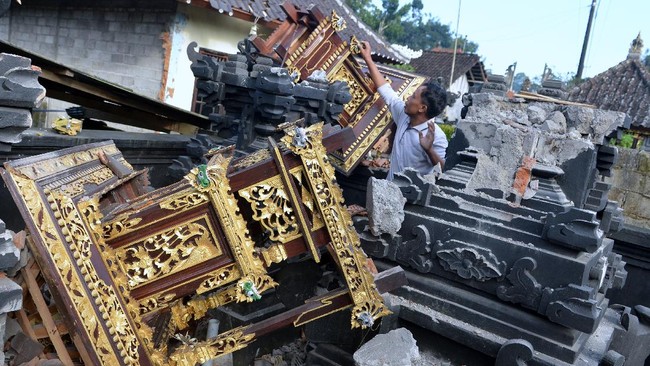 Menurut PVMBG, gempa di Bali berkaitan aktivitas sesar aktif di sekitar lokasi pusat gempa.