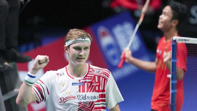 Berikut jadwal siaran langsung duel Viktor Axelsen vs Anthony Ginting di final Indonesia Open 2023.