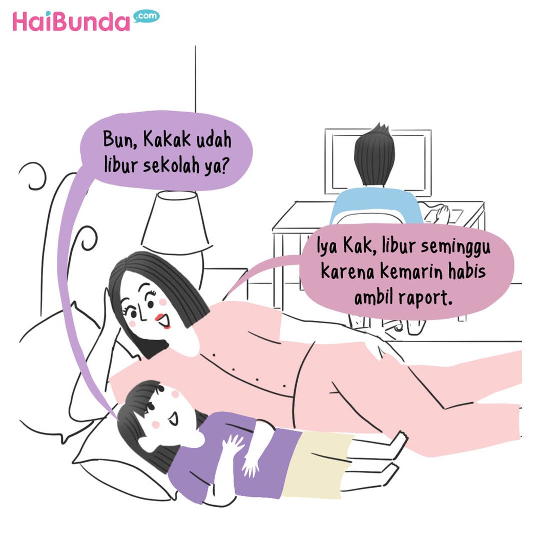 Komik HaiBunda Kakak Kangen Berenang