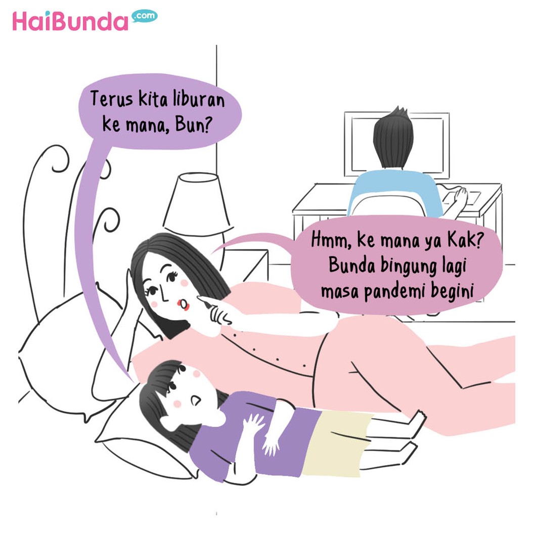 Komik HaiBunda Kakak Kangen Berenang