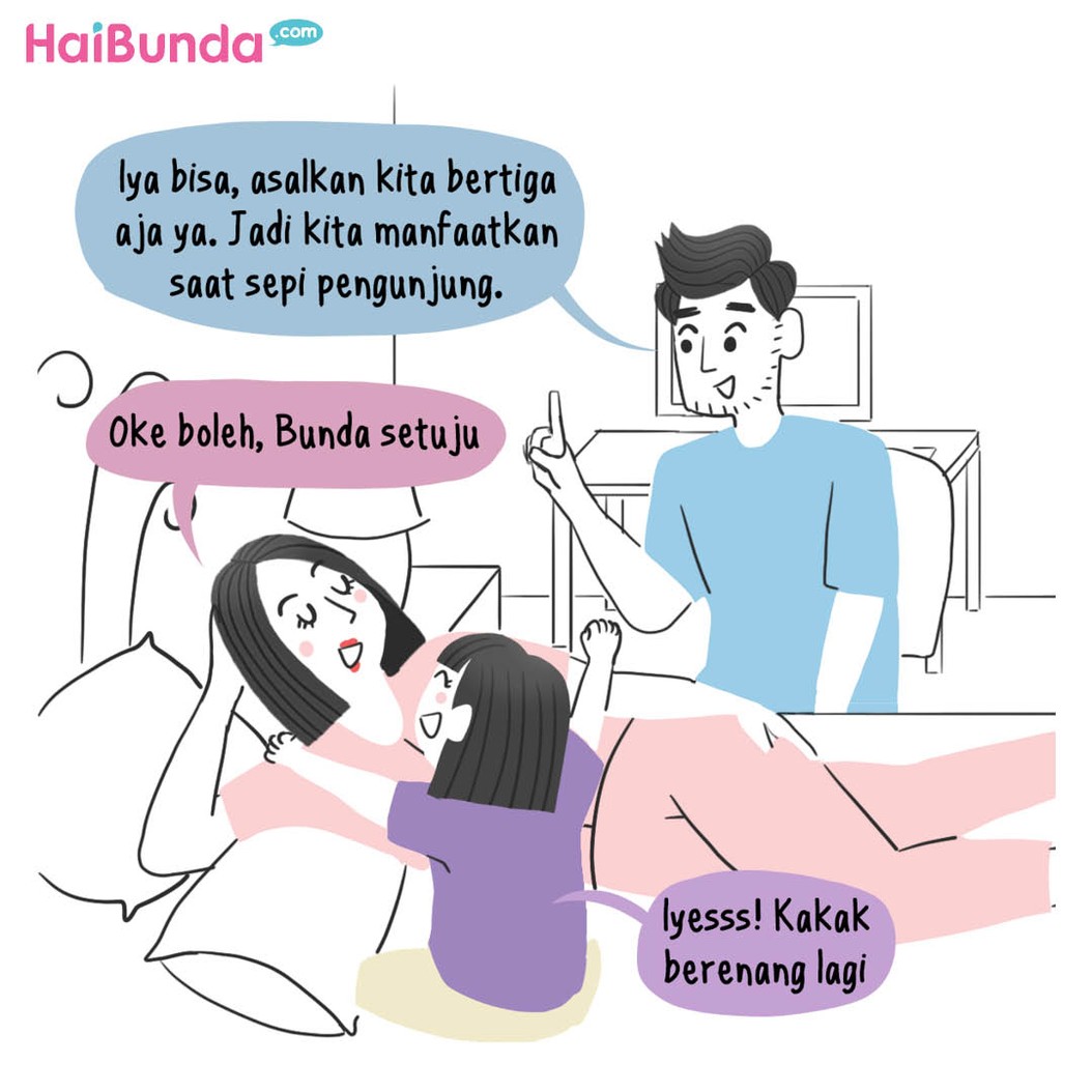 Komik HaiBunda Kakak Kangen Berenang