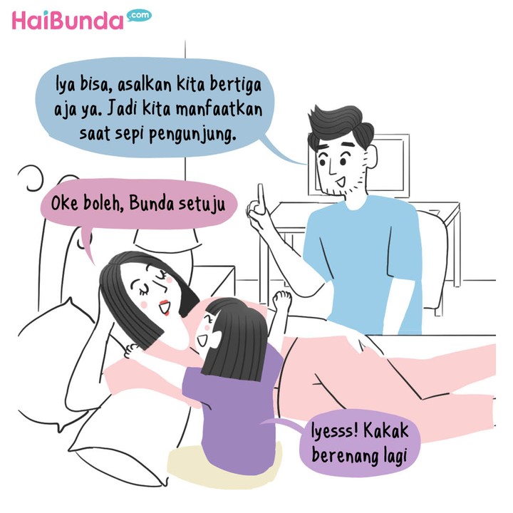 Komik HaiBunda Kakak Kangen Berenang