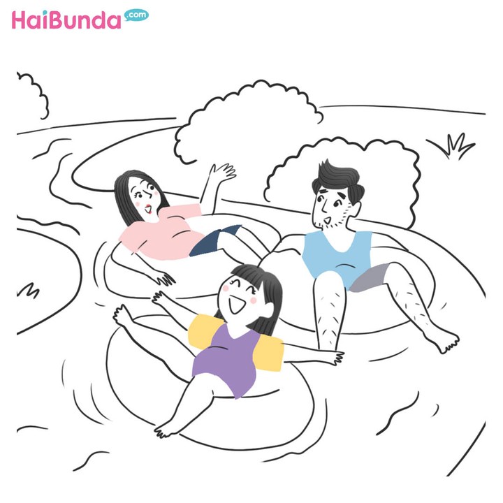 Komik HaiBunda Kakak Kangen Berenang