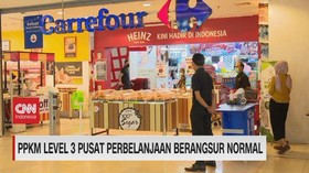 VIDEO: PPKM Level 3 Pusat Perbelanjaan Berangsur Normal