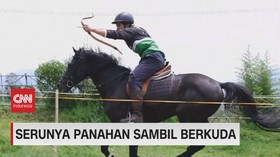 VIDEO: Serunya Panahan Sambil Berkuda