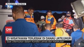 VIDEO: 23 Wisatawan Terjebak Di Danau Jatiluhur
