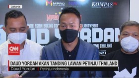 VIDEO: Daud Yordan Akan Tanding Lawan Petinju Thailand