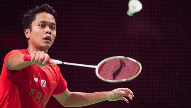 Anthony Sinisuka Ginting lolos ke perempat final Badminton Asia Championship (BAC) 2022 usai mengalahkan tunggal putra Jepang Kenta Nishimoto.