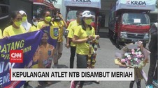 VIDEO: Kepulangan Atlet NTB Disambut Meriah
