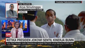 VIDEO: Ketika Presiden Jokowi Sentil Kinerja BUMN