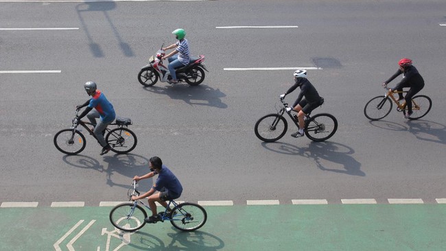 Kegiatan Sudirman Loop hari ini berjalan hingga pukul 11.00 WIB.