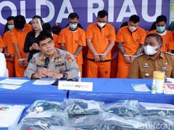 Polisi Bongkar Judi Online Omzet Puluhan Juta, 59 Orang Ditangkap di Pekanbaru