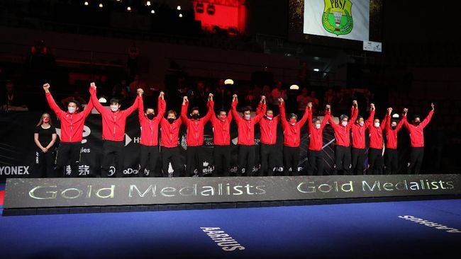 Sanksi yang dijatuhkan Badan Anti Doping Dunia (WADA) untuk LADI membuat Indonesia tanpa bendera saat juara Thomas Cup 2020 (2021).