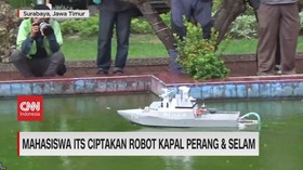 VIDEO: Mahasiswa ITS Ciptakan Robot Kapal Perang & Selam