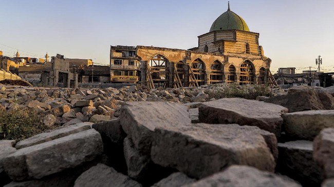 FOTO: Masjid di Irak Saksi Bisu Kekejaman ISIS