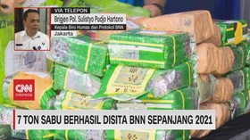VIDEO: 7 Ton Sabu Berhasil Disita BNN Sepanjang 2021