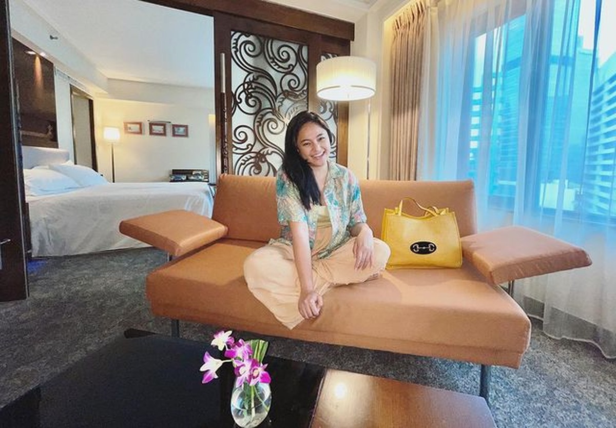 Marshanda baru saja selesai menjalani terapinya di Amerika dan telah kembali ke Indonesia&period; Yuk intip potretnya usai terapi&excl;