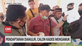 VIDEO: Pendaftaran Dianulir, Calon Kades Mengamuk