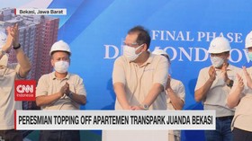 VIDEO: Peresmian Topping Off Apartemen Transpark Juanda