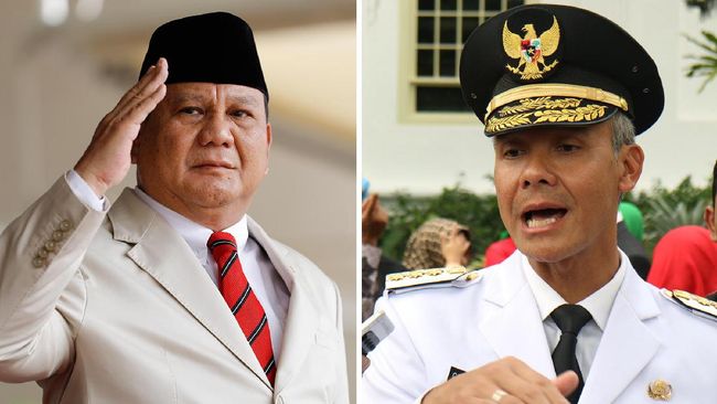 Survei Charta Politika menyatakan elektabilitas Gubernur Jateng Ganjar Pranowo dan Ketum Gerindra Prabowo Subianto bersaing ketat di Sumut dan Lampung.