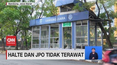 VIDEO: Halte Dan JPO di Bandung Tidak Terawat