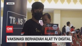 VIDEO: Vaksinasi Berhadiah Alat TV Digital