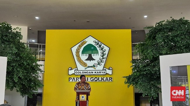 Ketua Umum Golkar Airlangga Hartarto menyatakan 2024 juga spesial karena merupakan tahun di mana partai berlambang pohon beringin itu mencapai usia 60.