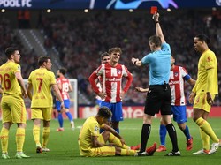 Antoine Griezmann Vs Liverpool: 2 Gol + 1 Kartu Merah