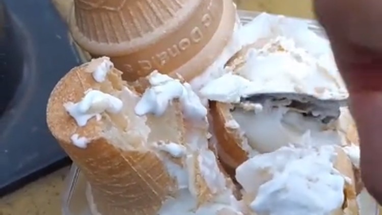 Es krim McD viral Es krim McD viral