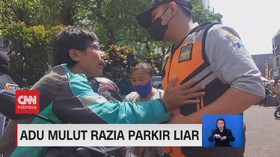 VIDEO: Adu Mulut Razia Parkir Liar