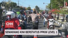 VIDEO: Semarang Kini Berstatus PPKM Level 1