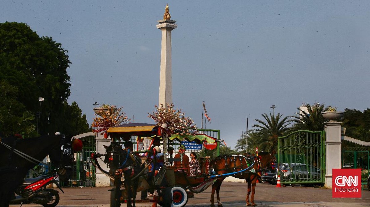 FOTO: Tamasya Naik Delman Saat PPKM Level 2
