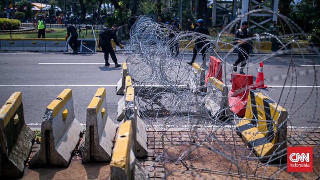 Sejumlah ruas jalan di sekitar Patung Kuda hingga Istana Kepresidenan Jakarta bakal ditutup imbas demo buruh yang akan menuju Istana, MK hingga Balai Kota DKI.